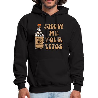 Funny Vodka (Show Me Your Tito's) Hoodie - black