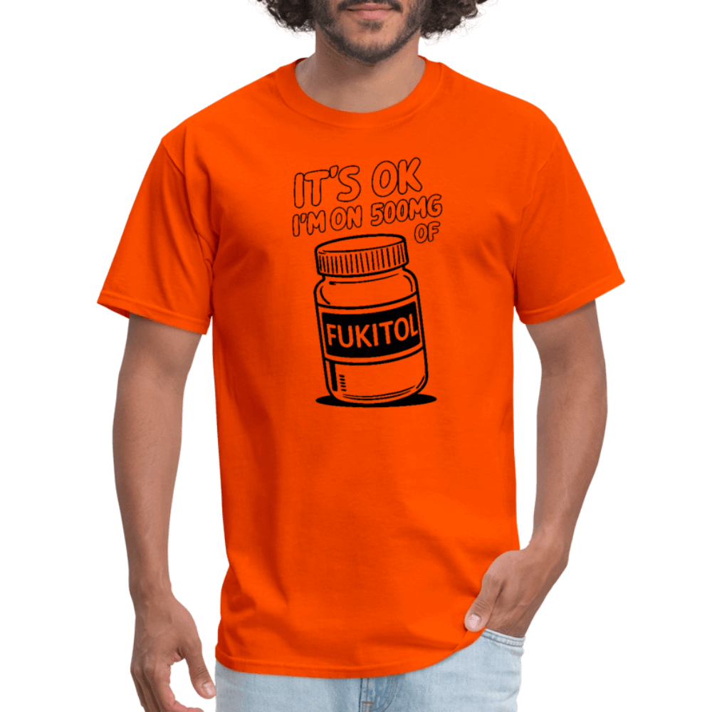 I'm 500mg of Fukitol T-Shirt Color: bright green