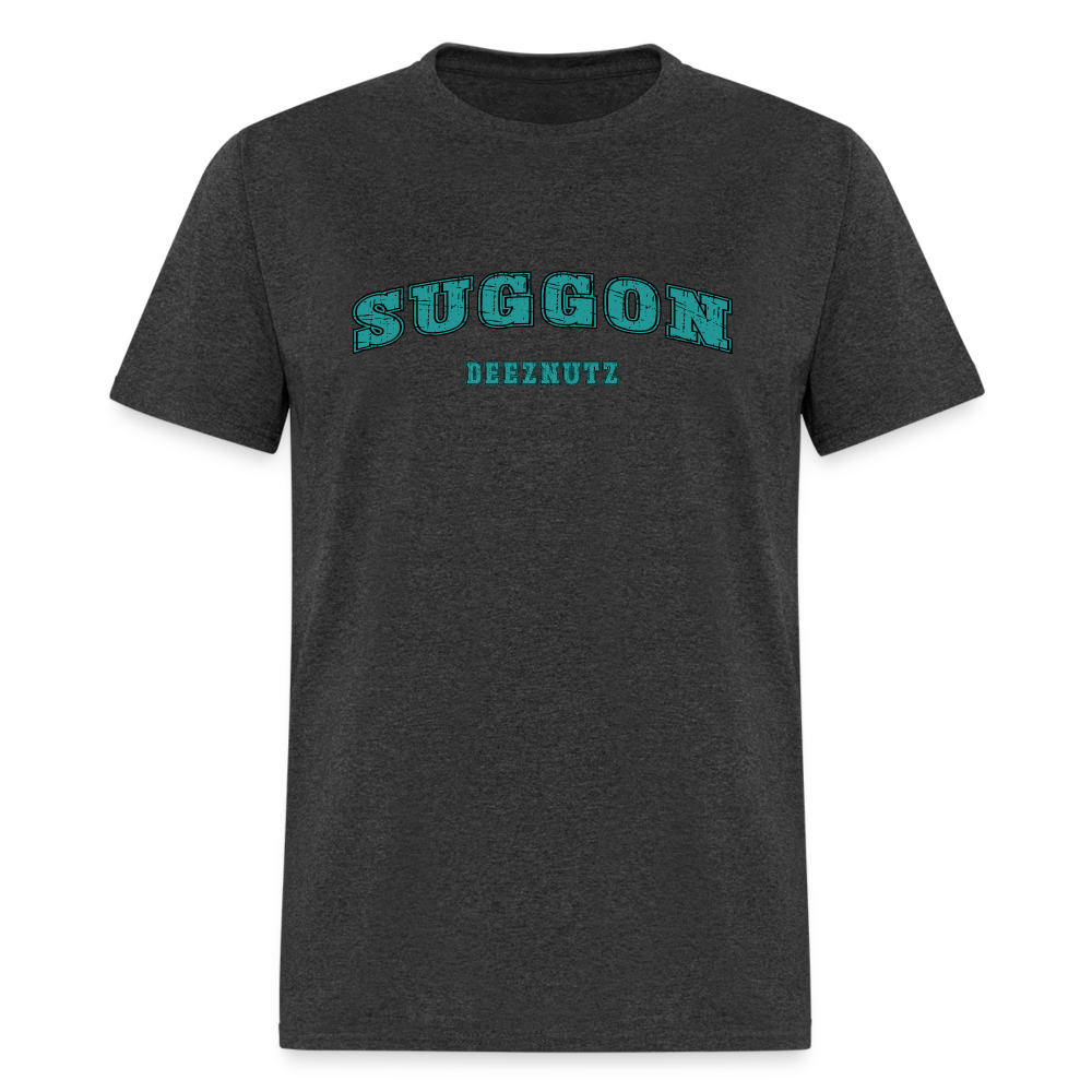 Suggon Deeznutz T-Shirt Color: heather black