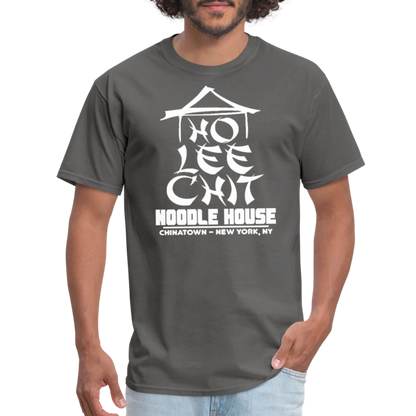 Ho Lee Chit Noodle House T-Shirt - Color: heather black