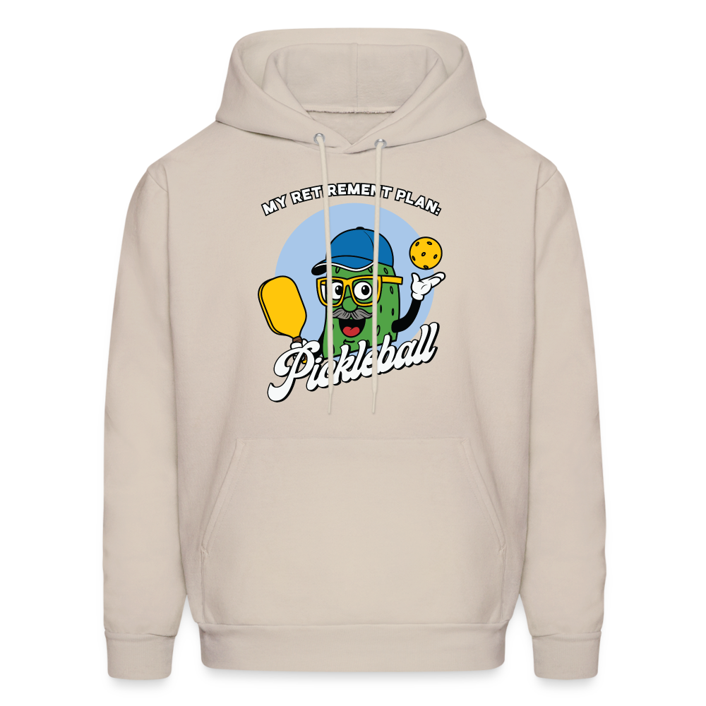 My Retirement Plan: Pickleball Hoodie - Color: Sand