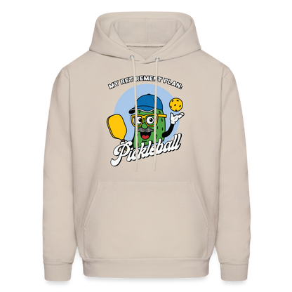 My Retirement Plan: Pickleball Hoodie - Color: Sand