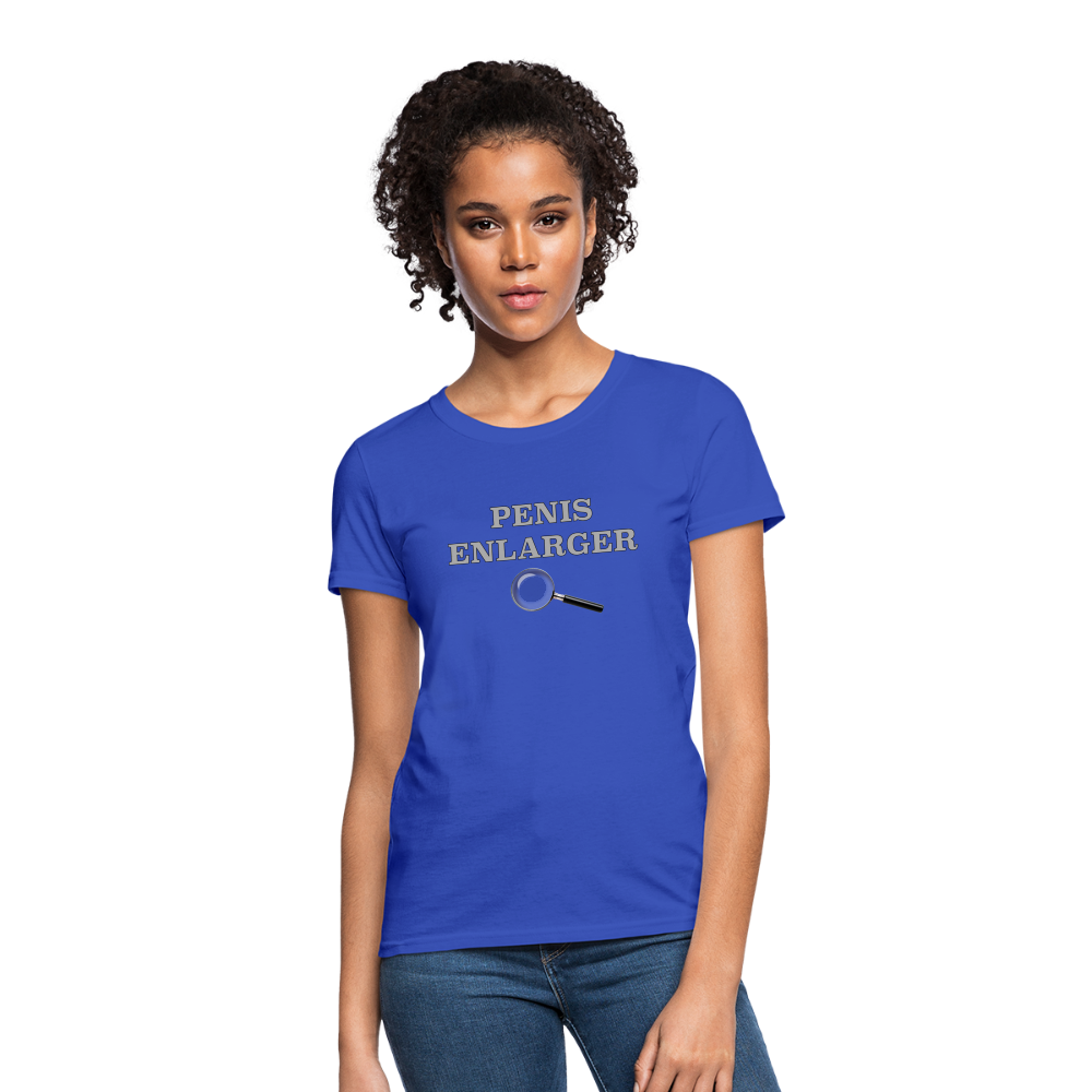 Penis Enlarger Women's T-Shirt (Funny Adult Humor) Color: pink