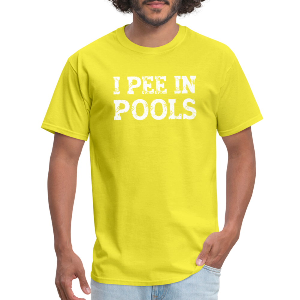 I Pee In Pools T-Shirt - Color: denim