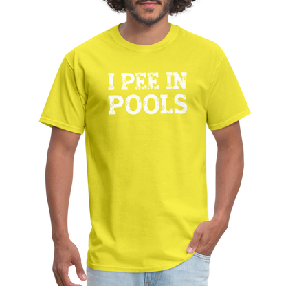 I Pee In Pools T-Shirt - Color: denim