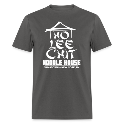 Ho Lee Chit Noodle House T-Shirt - Color: charcoal