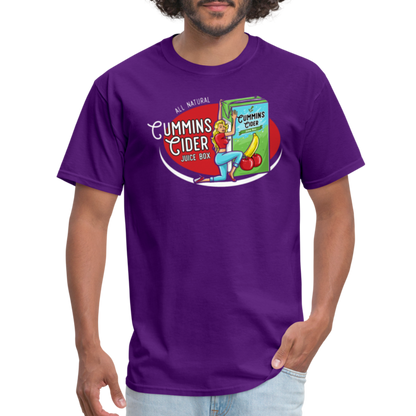 Cummins Cider Juice Box T-Shirt - purple