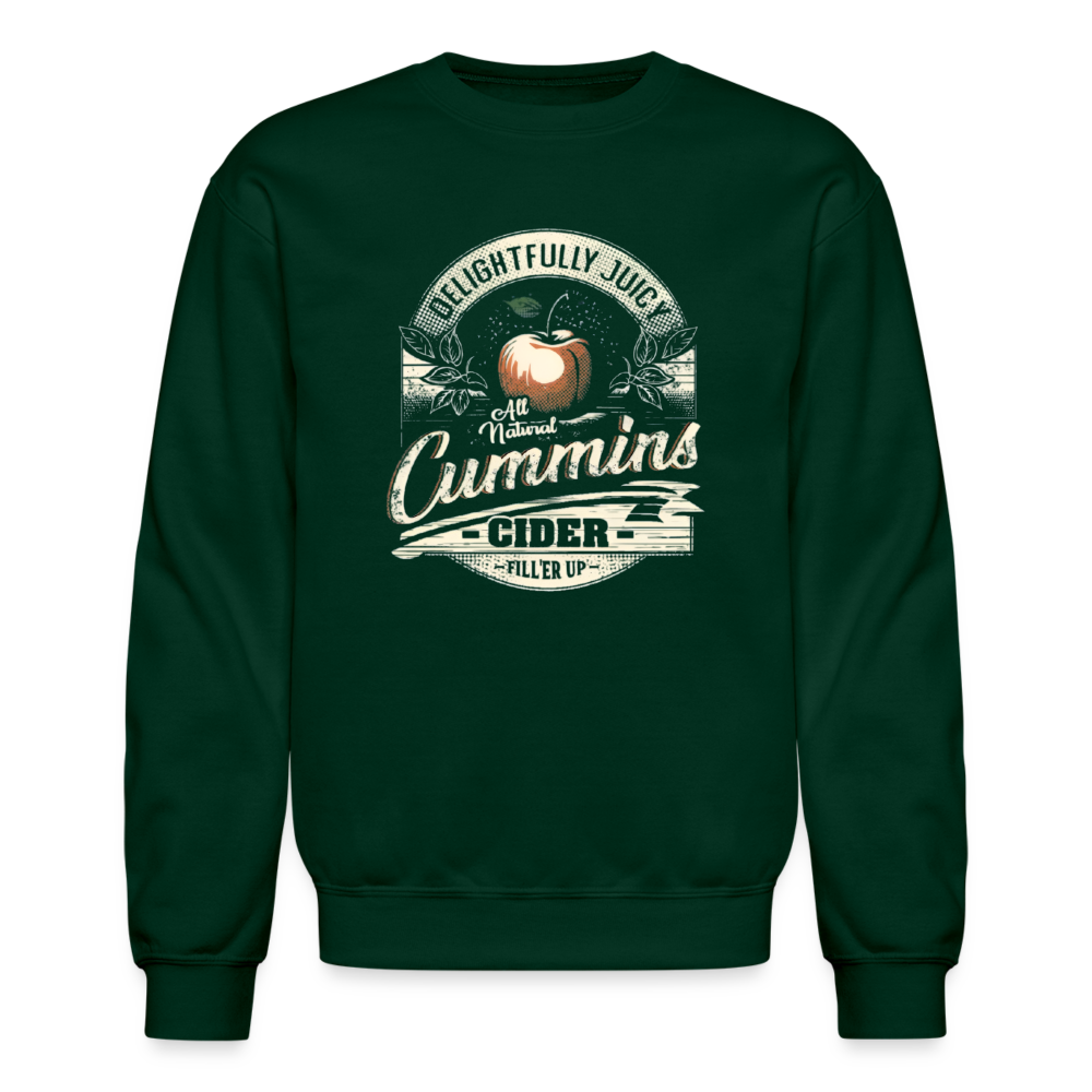 Vintage Cummins Cider Sweatshirt - forest green