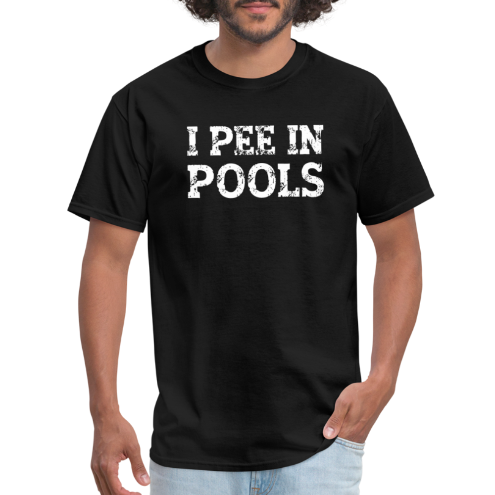 I Pee In Pools T-Shirt - Color: denim