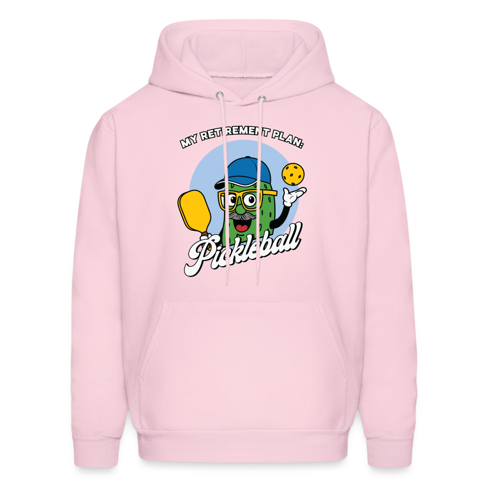 My Retirement Plan: Pickleball Hoodie - Color: pale pink