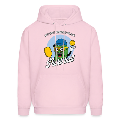 My Retirement Plan: Pickleball Hoodie - Color: pale pink