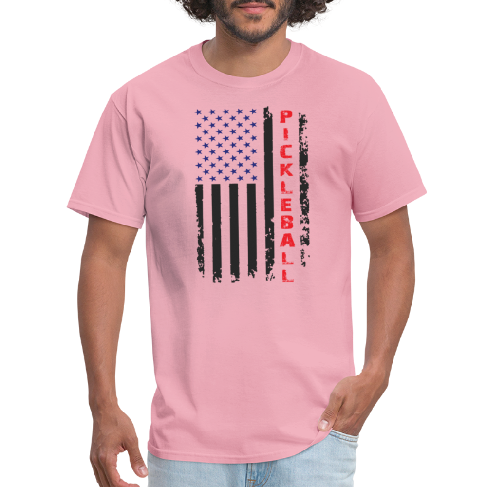 Pickleball Flag T-Shirt - pink