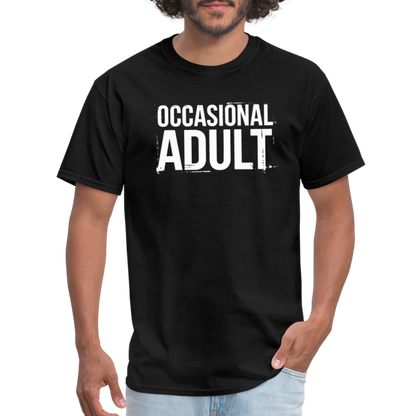 Occasional Adult T-Shirt - black