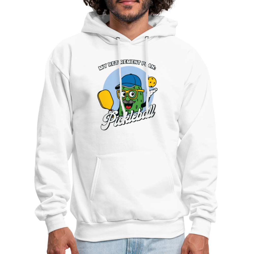 My Retirement Plan: Pickleball Hoodie - Color: white