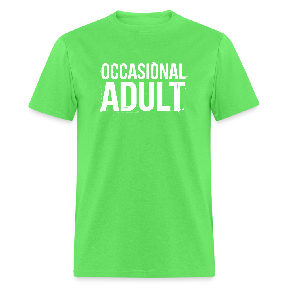 Occasional Adult T-Shirt - kiwi