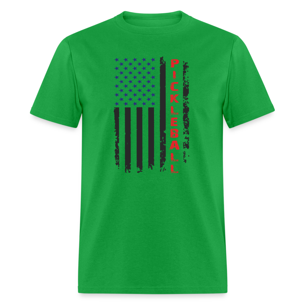 Pickleball Flag T-Shirt - bright green