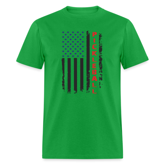 Pickleball Flag T-Shirt - bright green