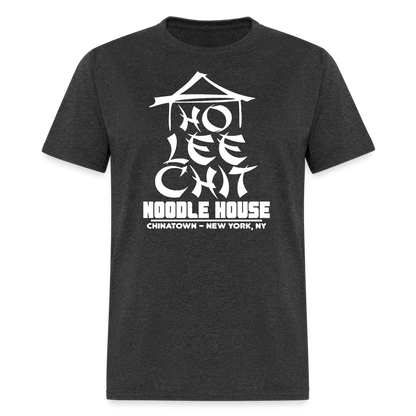 Ho Lee Chit Noodle House T-Shirt - Color: heather black