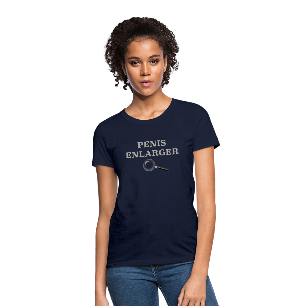 Penis Enlarger Women's T-Shirt (Funny Adult Humor) Color: pink