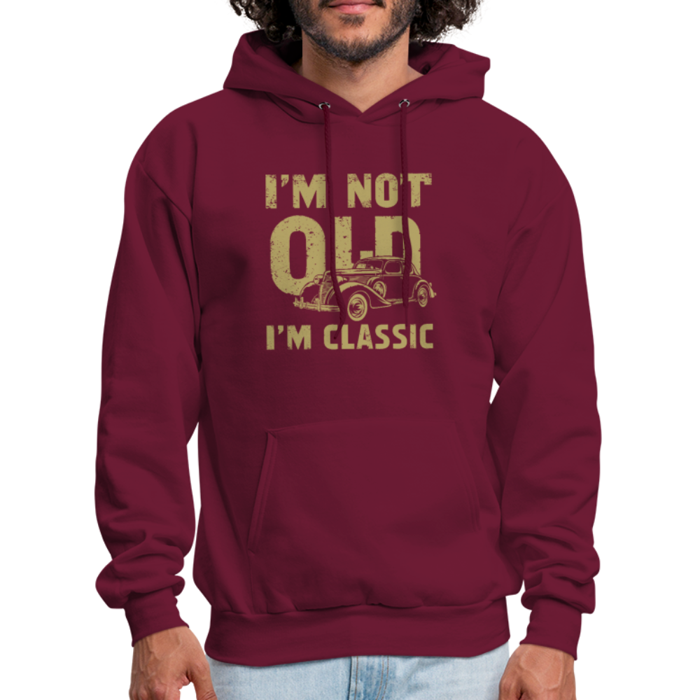 I'm Not Old I'M Classic Hoodie - Color: charcoal grey