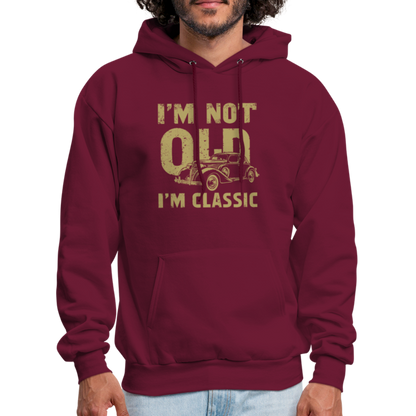 I'm Not Old I'M Classic Hoodie - Color: charcoal grey