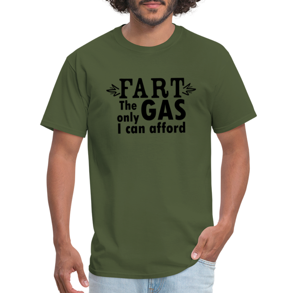 Fart the only Gas I can Afford T-Shirt - Color: denim