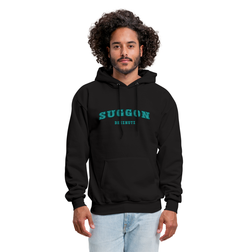 Suggon Deeznutz Hoodie (Funny Adult Humor) Color: white