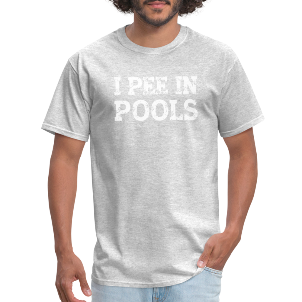 I Pee In Pools T-Shirt - Color: denim