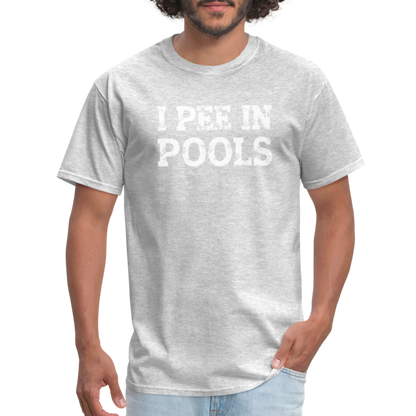 I Pee In Pools T-Shirt - Color: denim