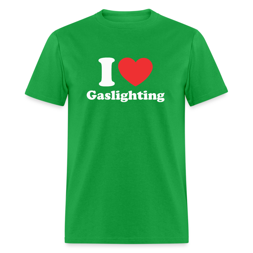 I Heart Gaslighting T-Shirt - bright green