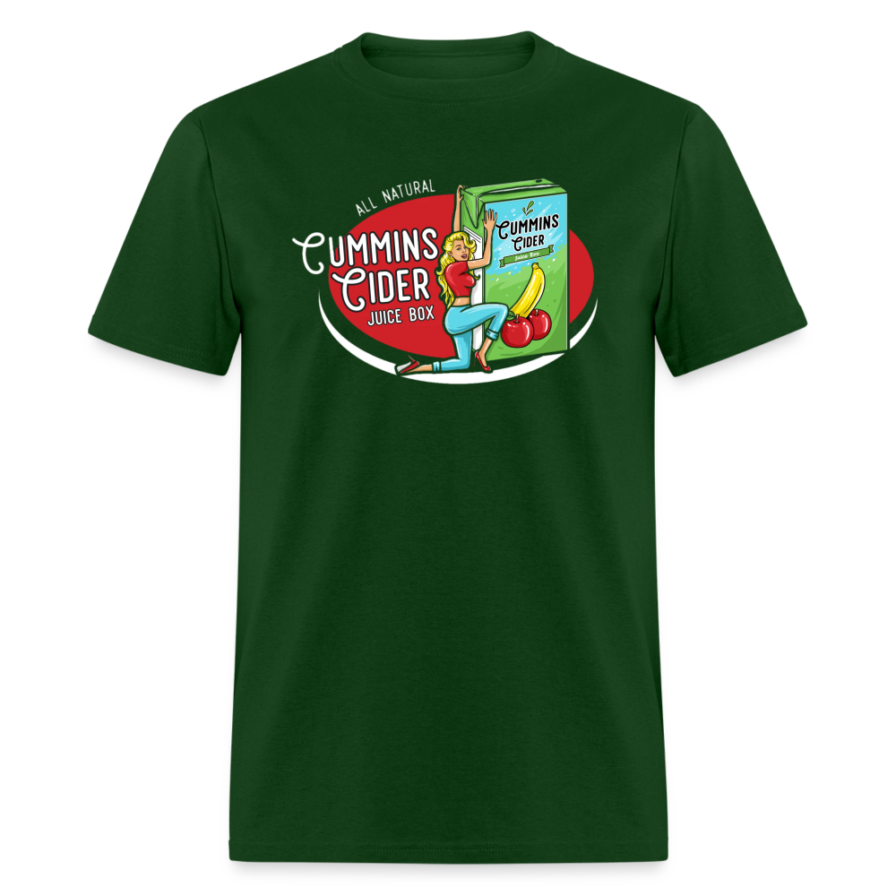 Cummins Cider Juice Box T-Shirt - forest green