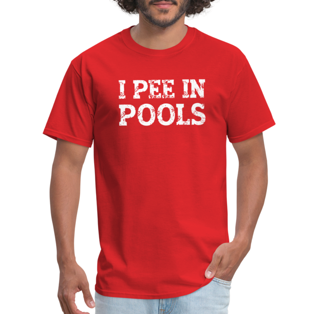 I Pee In Pools T-Shirt - Color: denim