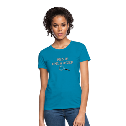 Penis Enlarger Women's T-Shirt (Funny Adult Humor) Color: pink