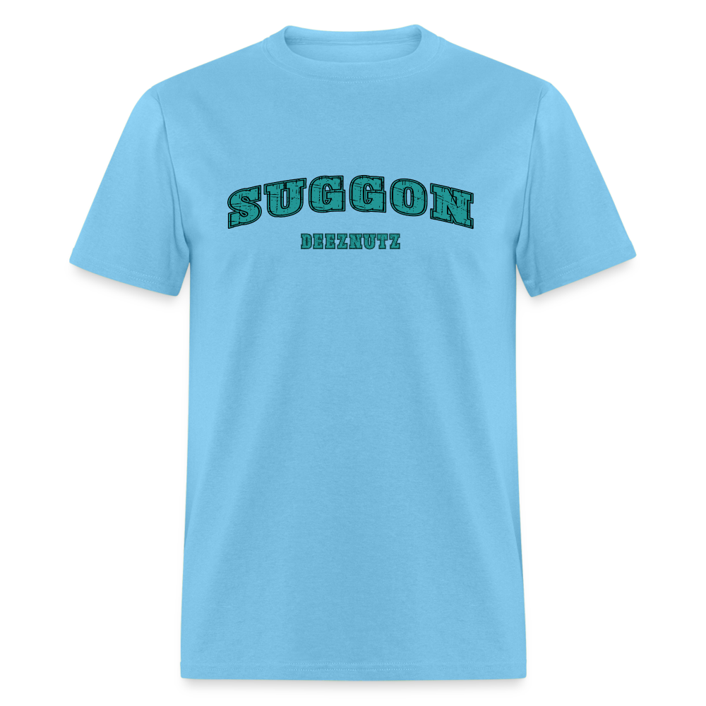 Suggon Deeznutz T-Shirt Color: aquatic blue