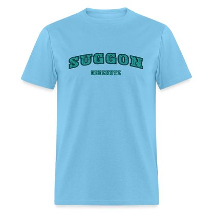 Suggon Deeznutz T-Shirt Color: aquatic blue