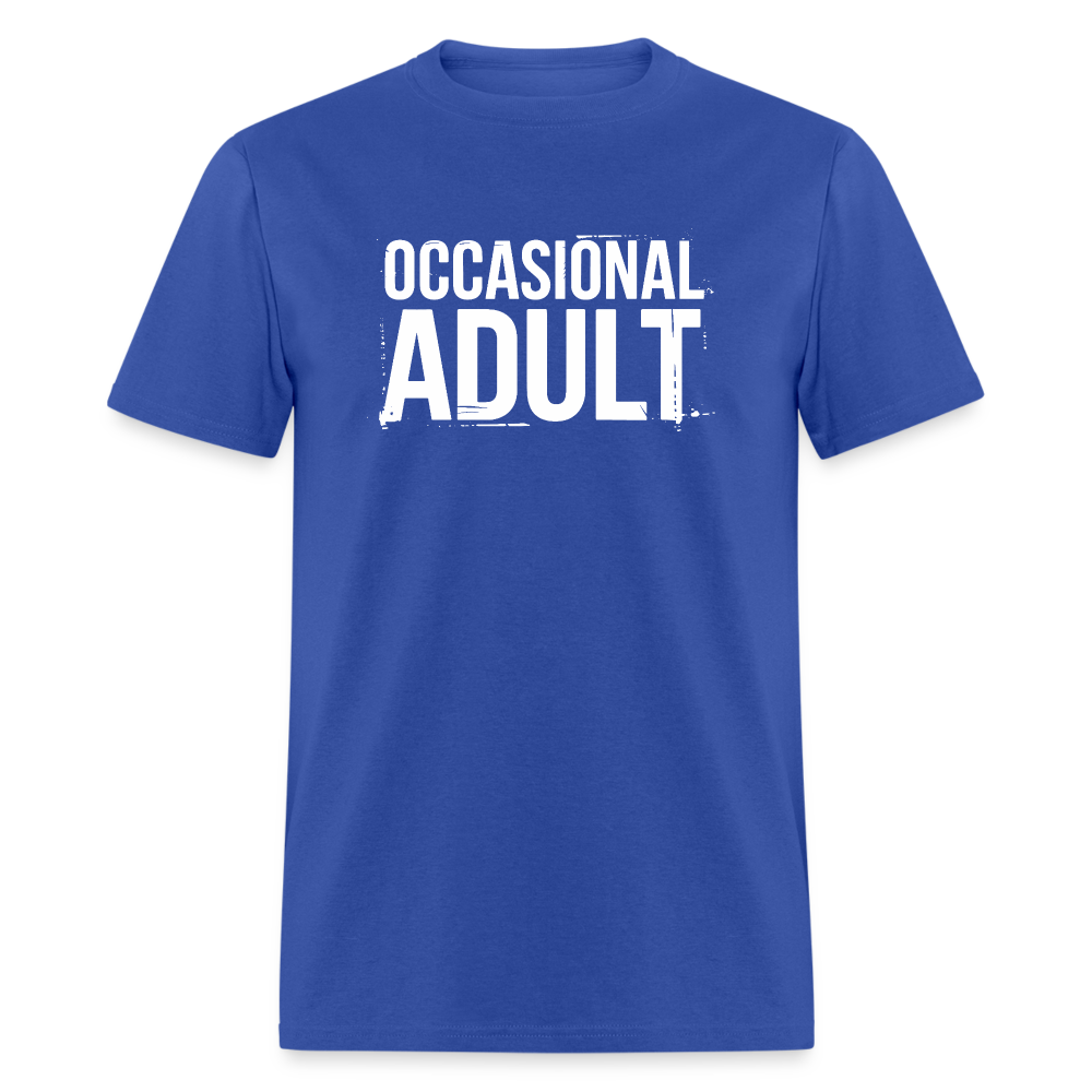 Occasional Adult T-Shirt - royal blue