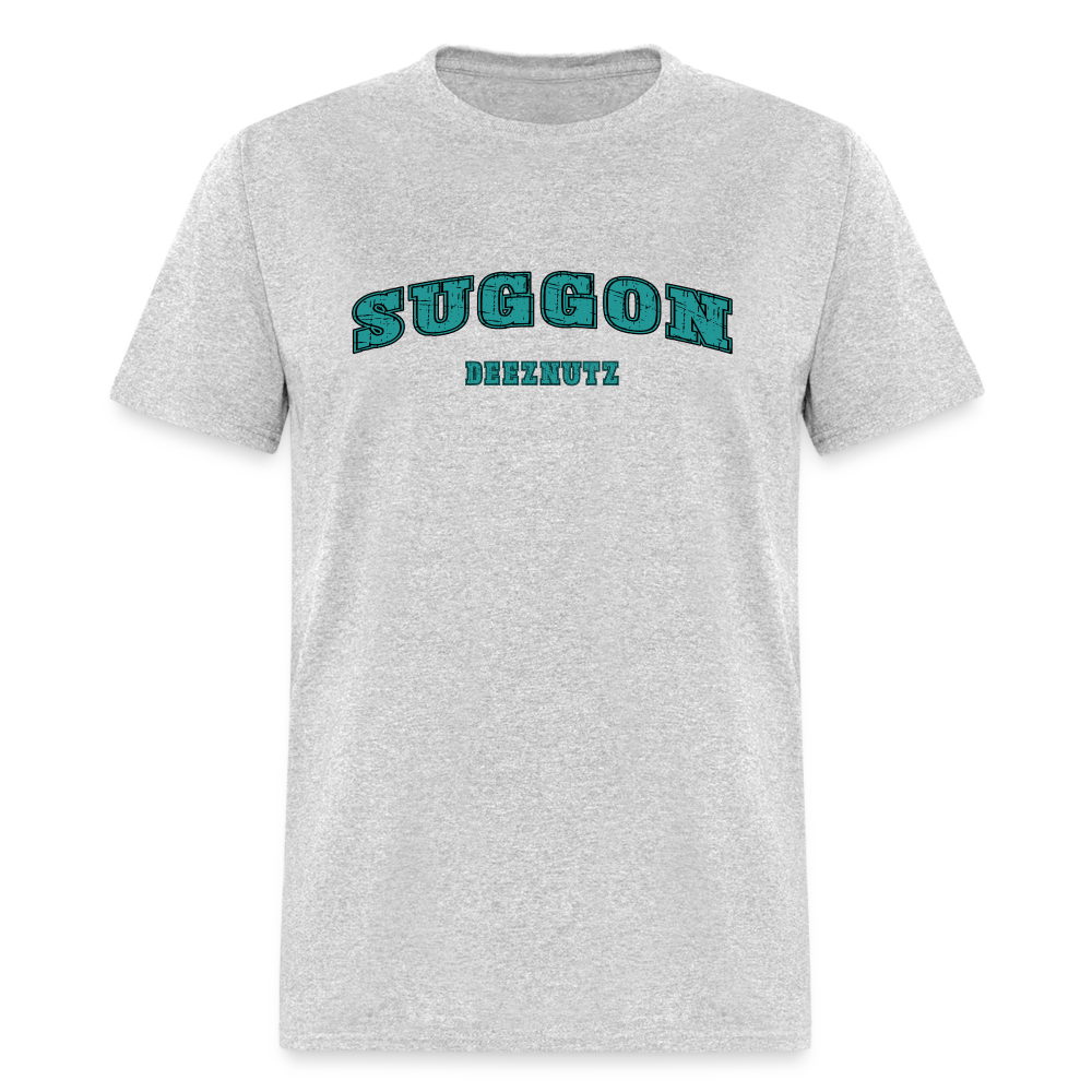 Suggon Deeznutz T-Shirt Color: heather gray