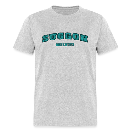 Suggon Deeznutz T-Shirt Color: heather gray