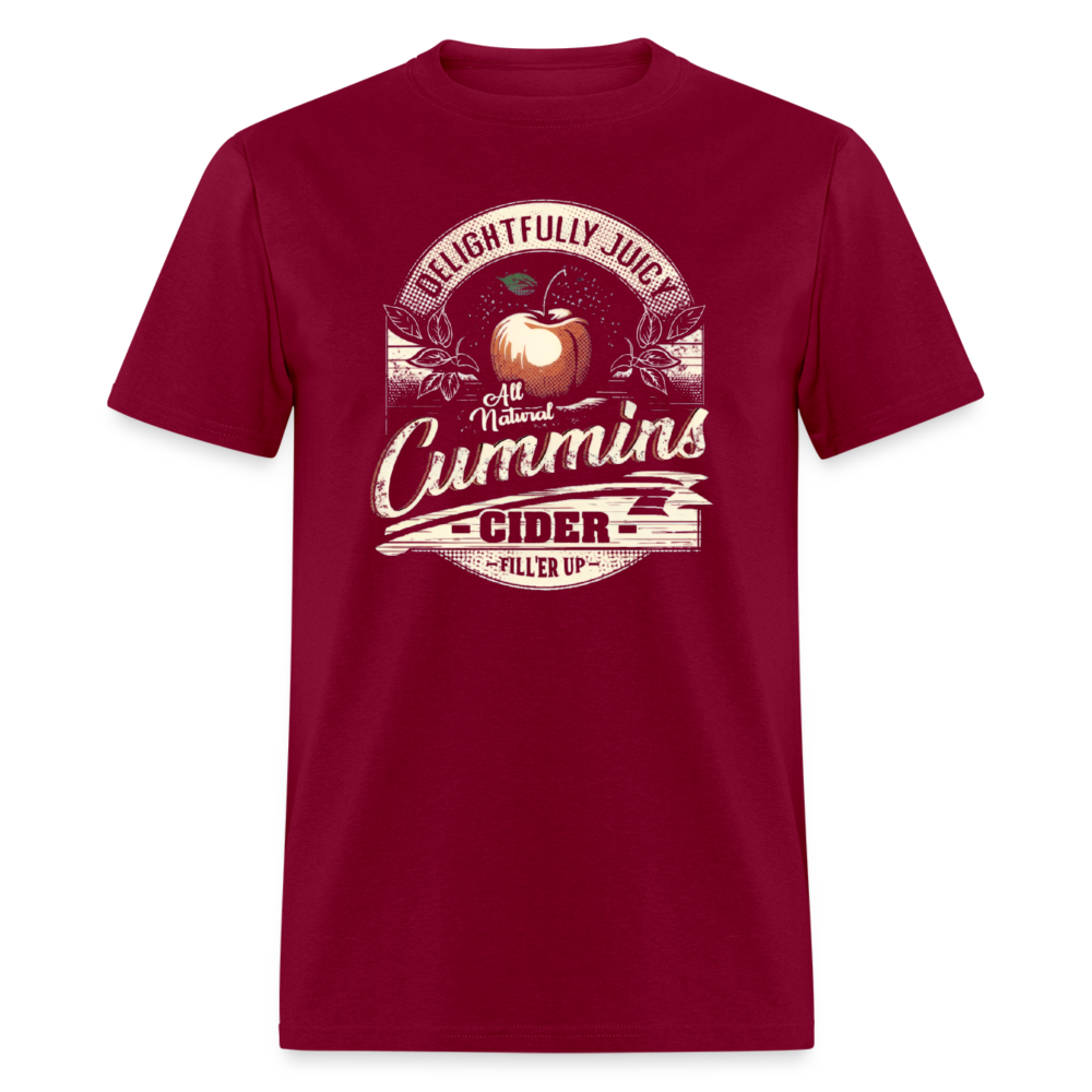 Vintage Cummins Cider T-Shirt - burgundy