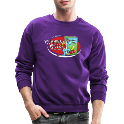 Cummins Cider Juice Box Sweatshirt - purple