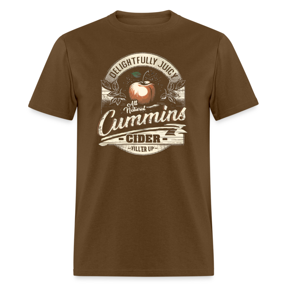 Vintage Cummins Cider T-Shirt - brown