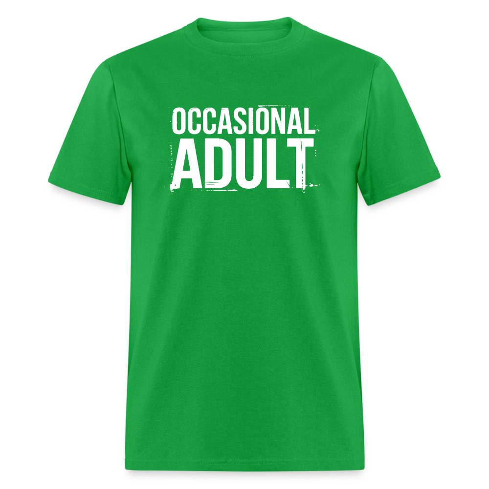 Occasional Adult T-Shirt - bright green