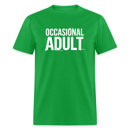 Occasional Adult T-Shirt - bright green