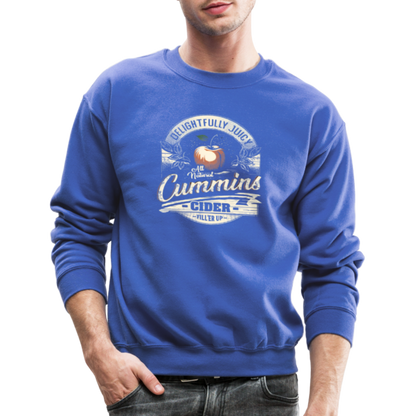 Vintage Cummins Cider Sweatshirt - royal blue