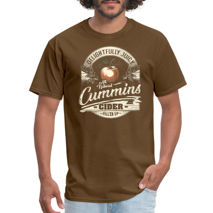 Vintage Cummins Cider T-Shirt - brown