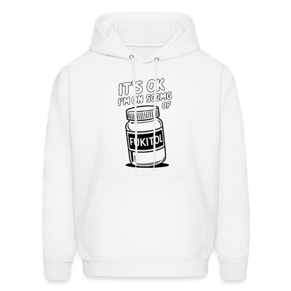 I'm 500mg of Fukitol Hoodie - Color: white