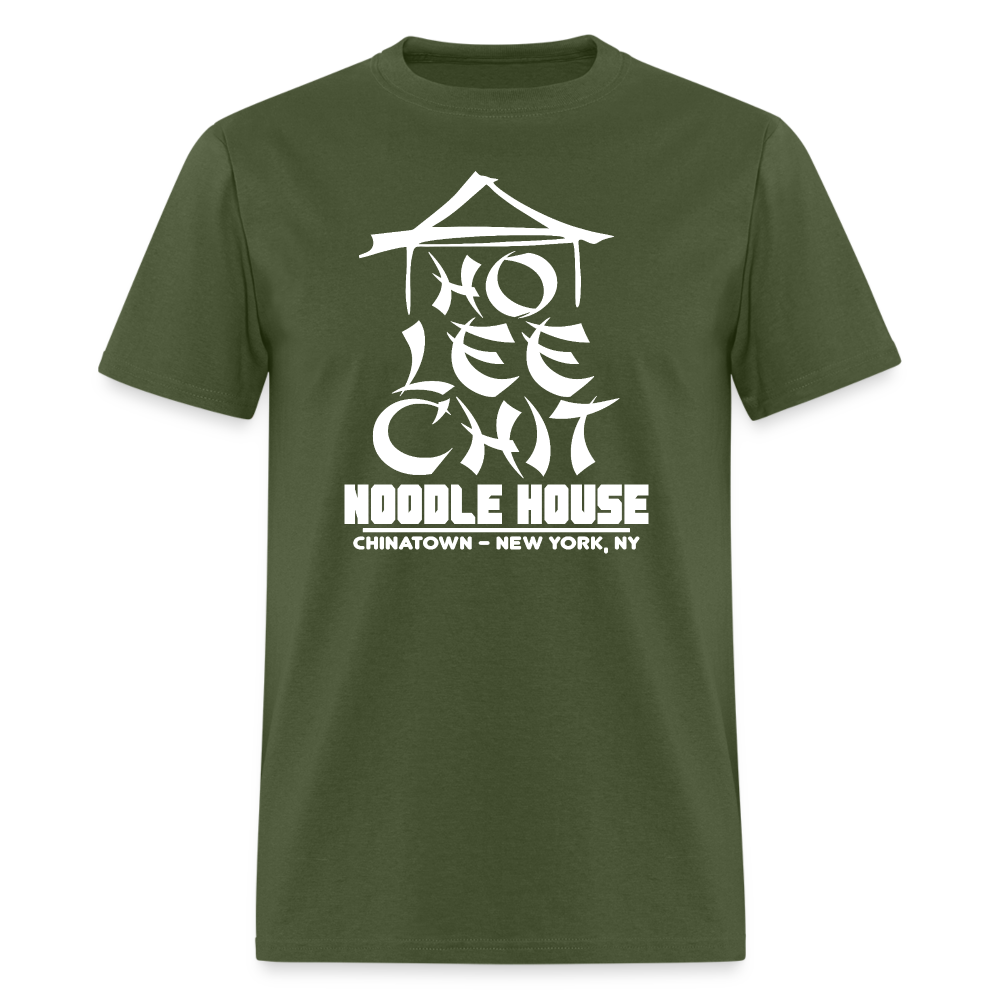 Ho Lee Chit Noodle House T-Shirt - Color: military green