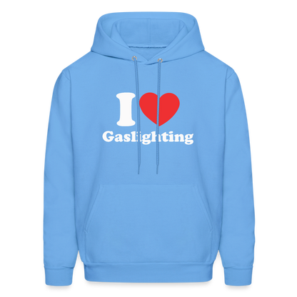 I Heart Gaslighting Hoodie - carolina blue