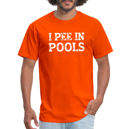 I Pee In Pools T-Shirt - Color: denim