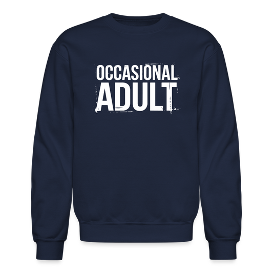 Occasional Adult Sweatshirt - Color: navy